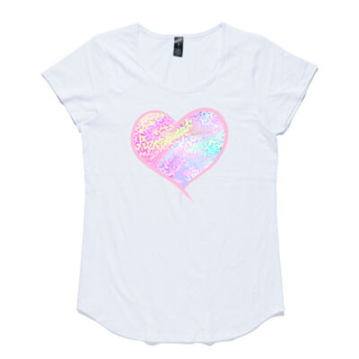Pastel Heart Tee Shirt Thumbnail